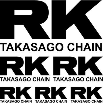 Sticker Masters Rk Takasago Chain Sponsor Set Sticker