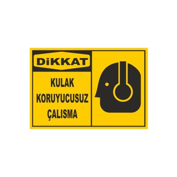 Sticker Masters Sıcak Yüzey Uyarı Levhası Sticker
