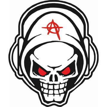Sticker Masters Skull Anarchy Sticker