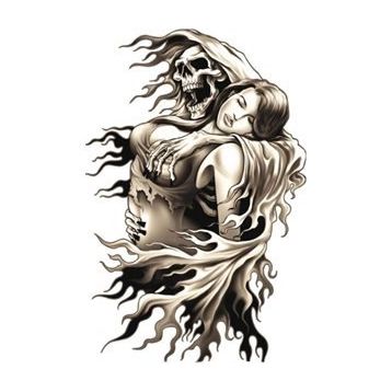 Sticker Masters Skull And Women Sticker