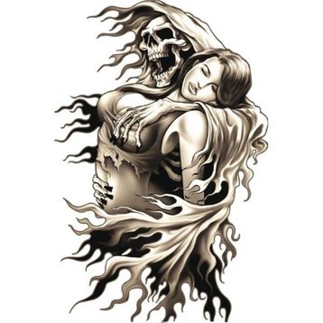 Sticker Masters Skull And Women Sticker