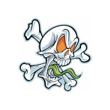 Sticker Masters Skull Sticker