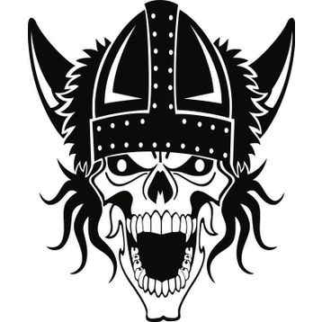 Sticker Masters Skull With Hat Sticker