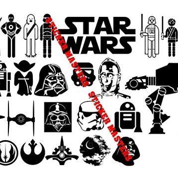 Sticker Masters Star Wars Sticker Set