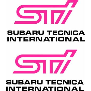 Sticker Masters Subaru Sti Sticker Set