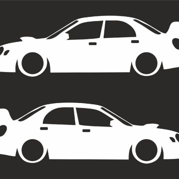 Sticker Masters Subaru Sti Sticker Set