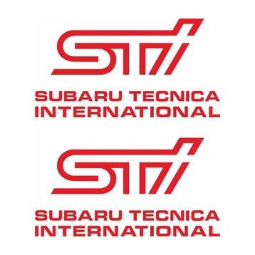 Sticker Masters Subaru Sti Sticker Set