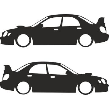 Sticker Masters Subaru Sti Sticker Set