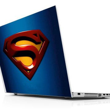 Sticker Masters Superman Logo 3D Laptop Duvar Stickerı