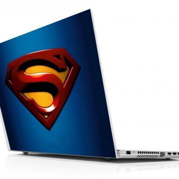Sticker Masters Superman Logo 3D Laptop Duvar Stickerı