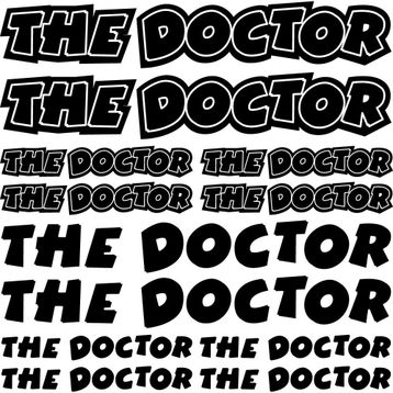 Sticker Masters The Doctor Sponsor Set Sticker