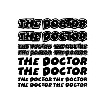 Sticker Masters The Doctor Sponsor Set Sticker