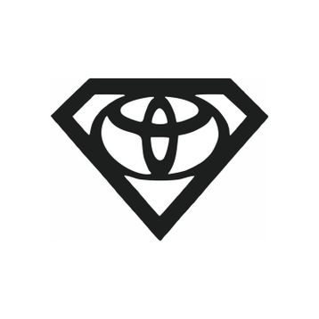 Sticker Masters Toyota Süpermen Logo Sticker