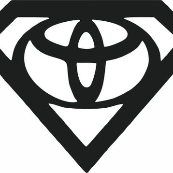 Sticker Masters Toyota Süpermen Logo Sticker