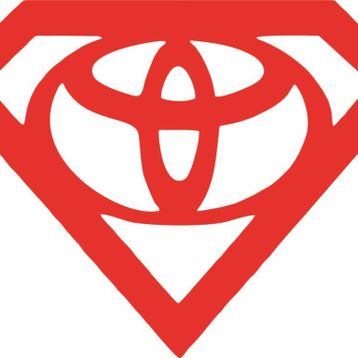 Sticker Masters Toyota Süpermen Logo Sticker