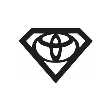 Sticker Masters Toyota Süpermen Logo Sticker