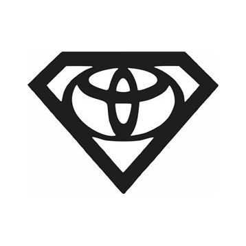 Sticker Masters Toyota Süpermen Logo Sticker