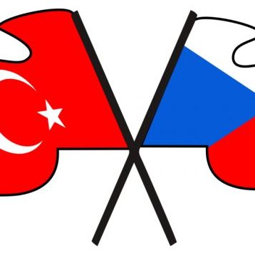 Sticker Masters Türk-Çek Bayrak Sticker
