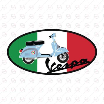 Sticker Masters Vespa İtalyan Sticker