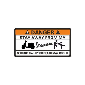 Sticker Masters Vespama Dokunma Sticker