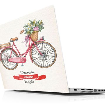 Sticker Masters Vintage Bicycle Laptop Duvar Stickerı