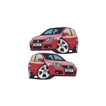 Sticker Masters Vw Golf Basık Araç Sticker
