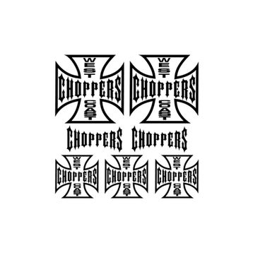 Sticker Masters West Coast Choppers Sponsor Set Sticker