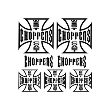 Sticker Masters West Coast Choppers Sponsor Set Sticker