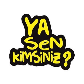 Sticker Masters Ya Sen Kimsiniz Sticker