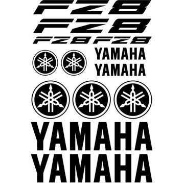 Sticker Masters Yamaha FZ8 Sticker Set