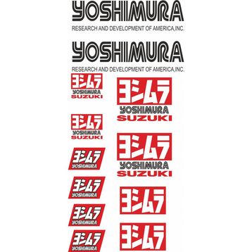 Sticker Masters Yoshimura Suzuki Sponsor Sticker Set