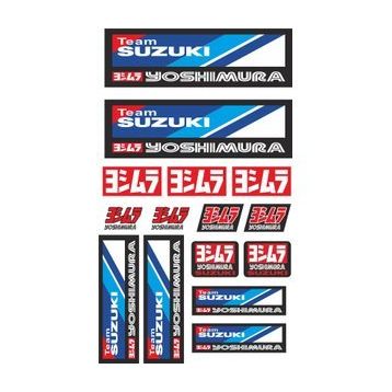Sticker Masters Yoshimura Team Suzuki Sponsor Set