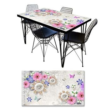 StickerArt 3D Papatya Masa Kaplama Folyosu