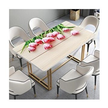 StickerArt Ahşap Çiçek Masa Kaplama Folyosu