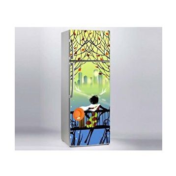 StickerArt Parkta Buzdolabı Sticker Kaplama Dolap Kaplama Etiketi