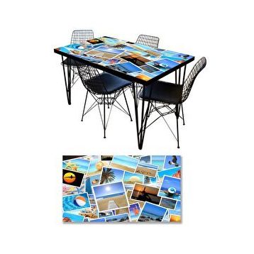 StickerArt Tatil Fotokolaj Masa Kaplama Folyosu