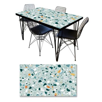 StickerArt Terrazzo Masa Kaplama Folyosu