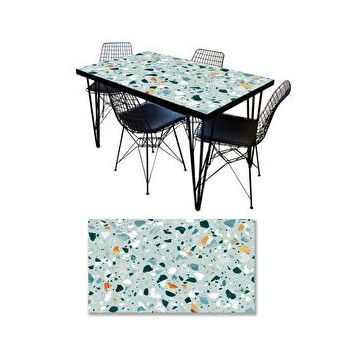 StickerArt Terrazzo Masa Kaplama Folyosu