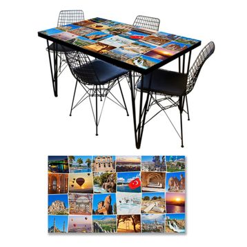 StickerArt Türkiye Manzara Masa Kaplama Folyosu