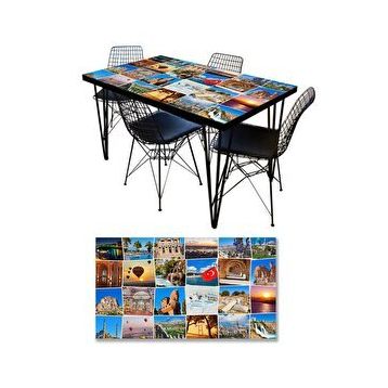 StickerArt Türkiye Manzara Masa Kaplama Folyosu