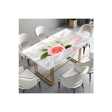 StickerArt Tüy Pembe Gül Masa Kaplama Folyosu