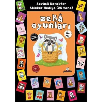 Stickerlı 5+ Yaş Zeka Oyunları Beyaz Panda Yayınları