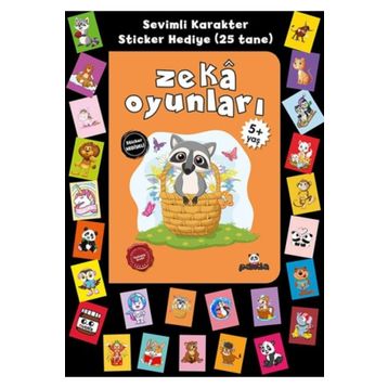 Stickerlı 5+ Yaş Zeka Oyunları Beyaz Panda Yayınları