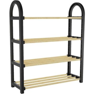 Stickwood SW-5004 Ahşap 4 Katlı Ayakkabılık