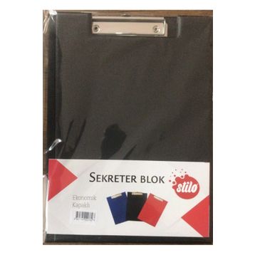 Stilo 263 Kapaklı Siyah Sekreterlik
