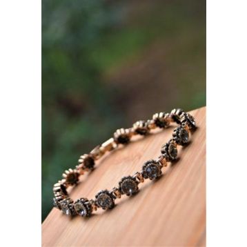 Stoneage Black Diamond İnce Kadın Bileklik