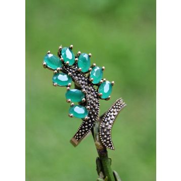 Stoneage F02598 Zirkon Taşlı Yaprak Bijuteri Yüzük