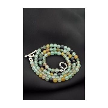 Stoneage Gerçek Jade Ceyt Yeşim Taşlı Şifa Kolyesi