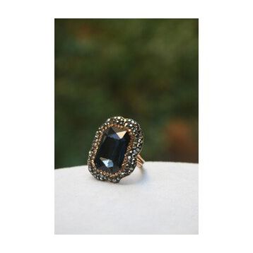 Stoneage Jewellery Kristal Taşlı El Yapımı Yüzük