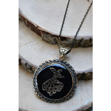 Stoneage Jewellery Semazen Bronz Bayan Kolye
